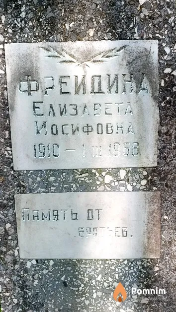 Фрейдин Елизавета Иосифовна