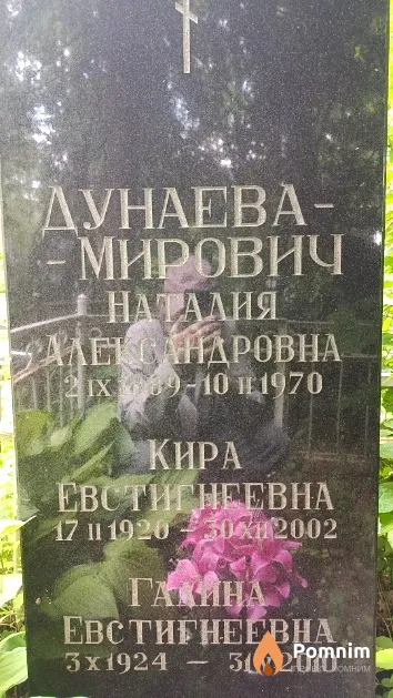 Дунаева-Мирович Галина Евстигнеевна