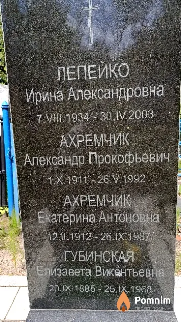 Ахремчик Екатерина Антоновна