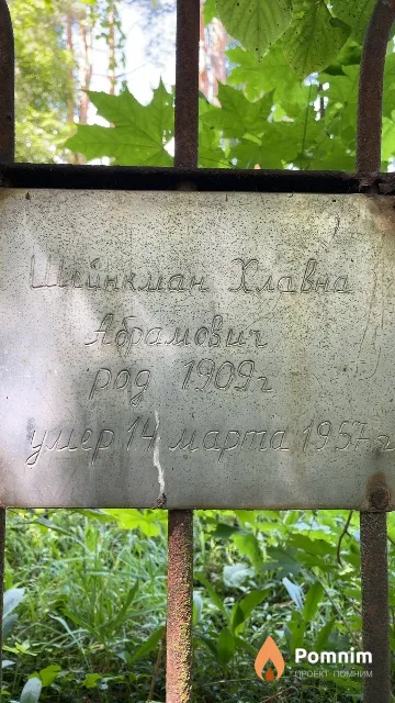 Шейнкман Хлавна Абрамович