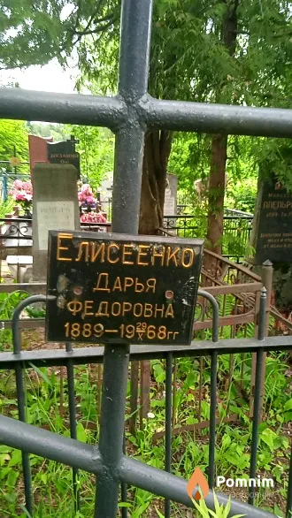 Елисеенко Дарья Федоровна
