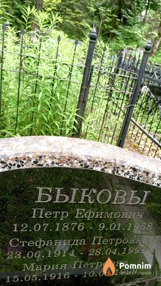 Быкова Стефанида Петровна