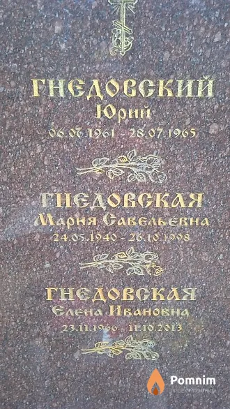 Гнедовский Юрий Георгиевич