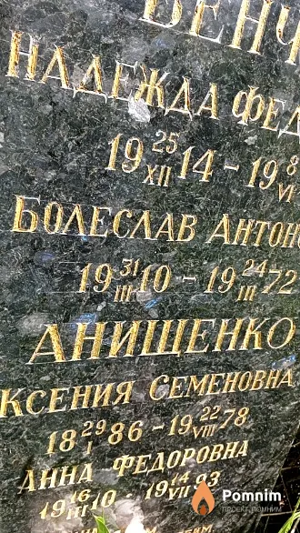 Анищенко Анна Фёдоровна