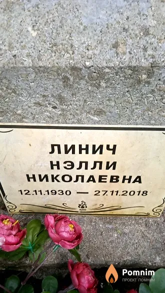 Линич Нэлли Николаевна