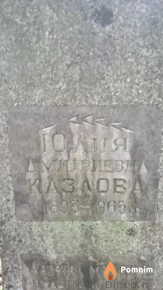 Казловв Юлия Дмитриевна