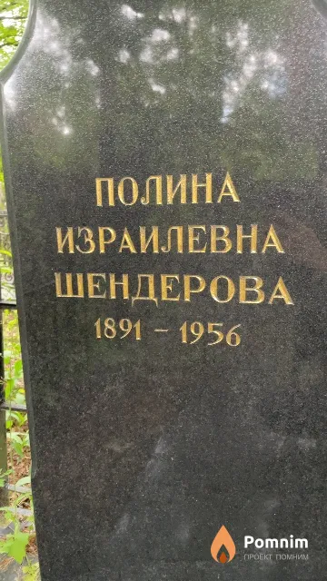 Шендерова Полина Израилевна