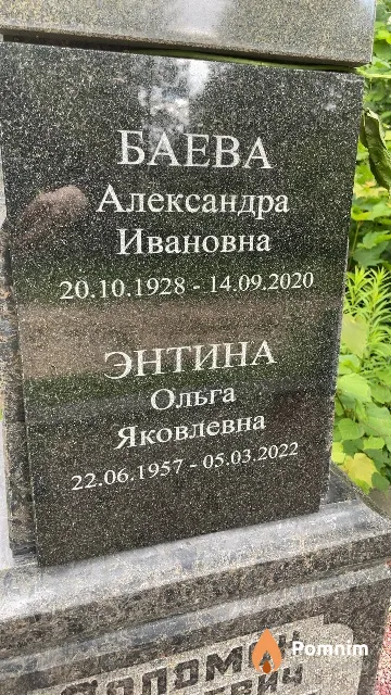 Баева Александра Ивановна