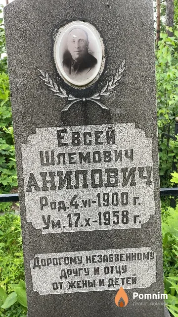 Анилович Евсей Шлемович