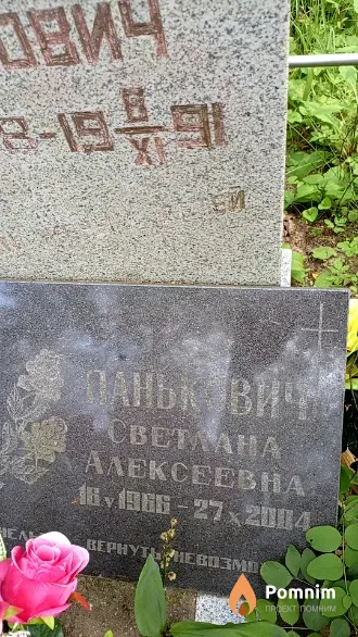 Панькович Светлана Алексеевна
