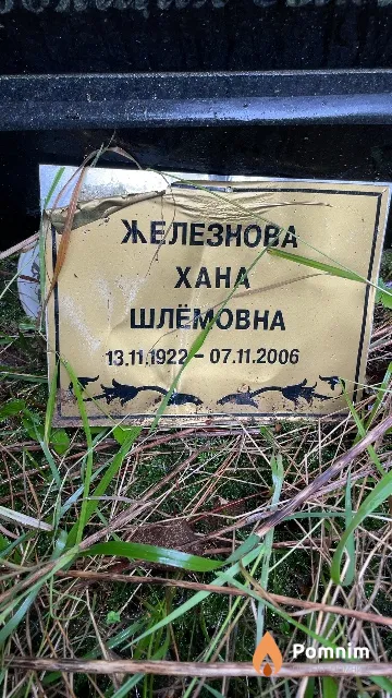 Железнова Xaна Шлёмовна