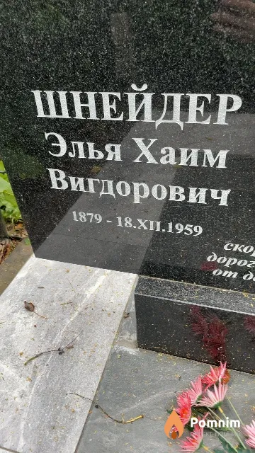 Шнейдер Элья-Хаим Вигдорович