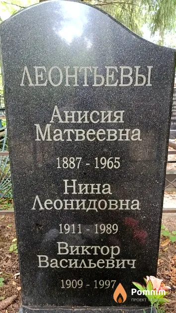 Леонтьева Нина Леонидовна
