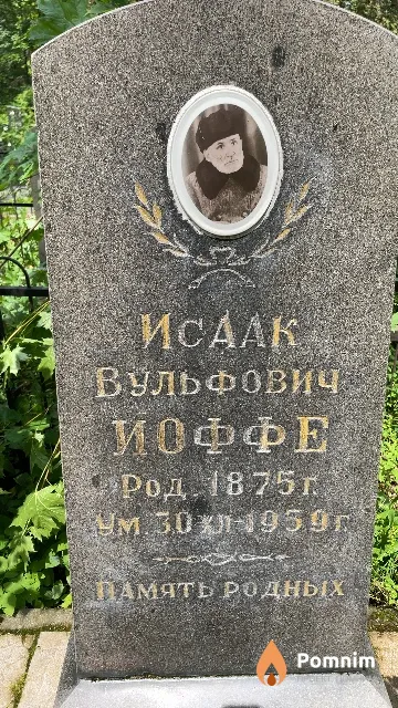 Иоффе Исаак Вульфович