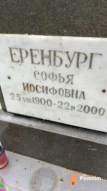 Еренбург Софья Иосифовна
