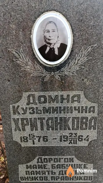 Хританкова Домна Кузьминична