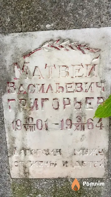 Григорьев Матвей Васильевич