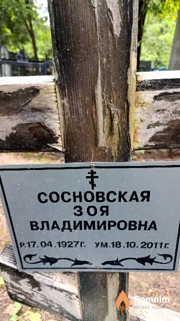 Сосновская Зоя Владимировна