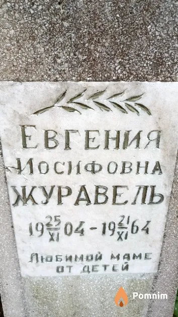 Журавель Евгения Иосифовна