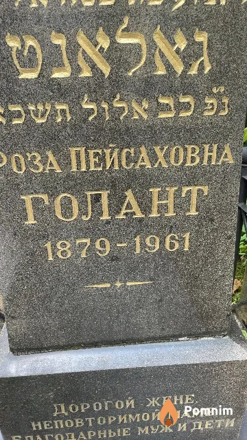 Голант Роза Пейсаховна