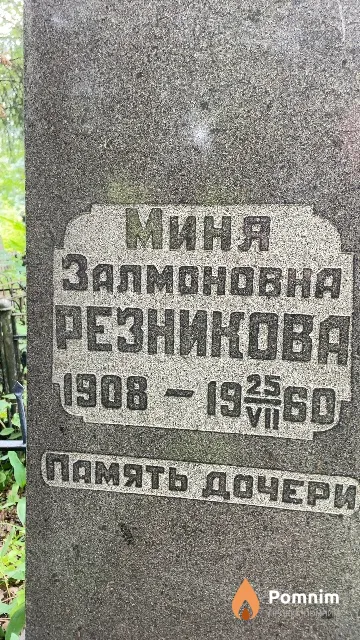 Резникова Миня Залмоновна