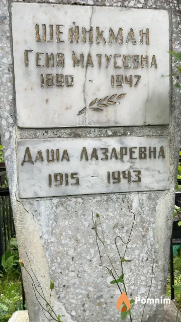 Шейнкман Даша Лазаревна