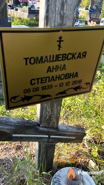 Томашевская Анна Степановна