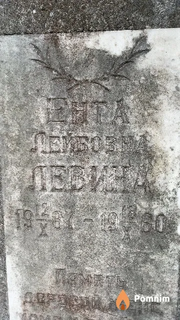 Левина Ента Лейбовна