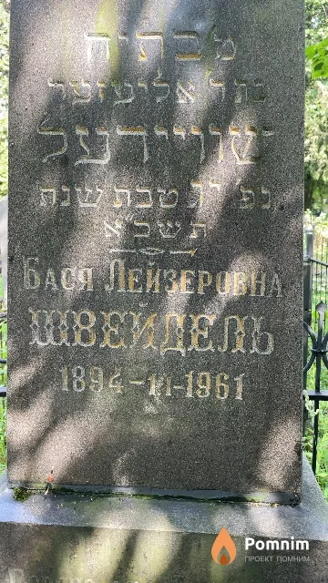 Швейдель Бася Лейзеровна