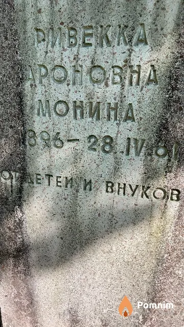 Монина Ривекка Ароновна