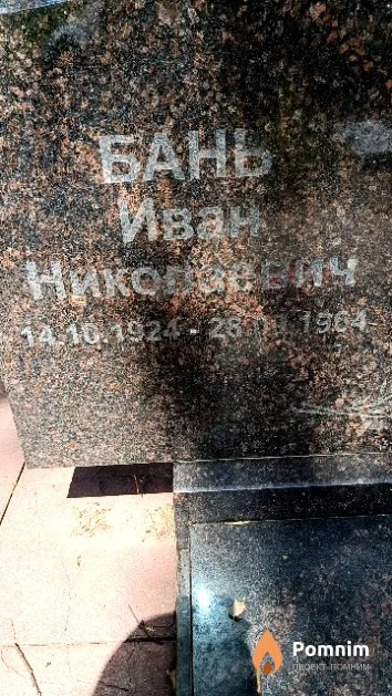 Бань Иван Николаевич