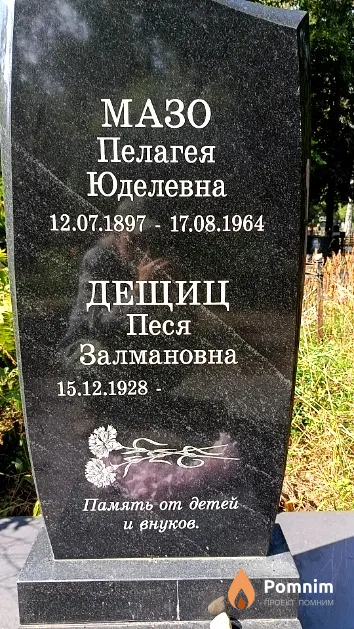 Мазо Пелагея Юделевна