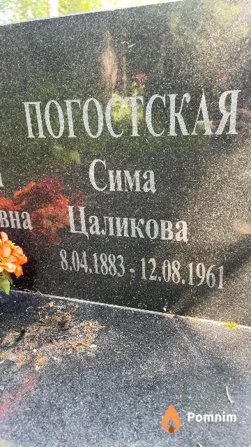 Погостская Сима Цаликова
