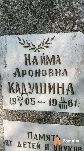 Кадушина Найма Ароновна