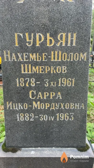Гурьян Сарра Ицко-Мордуховна