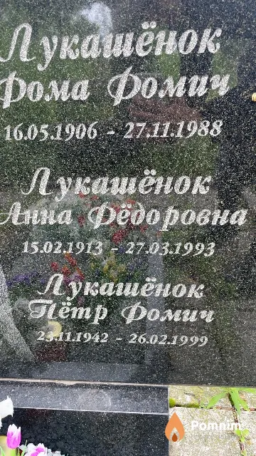 Лукашёнок Анна Федоровна
