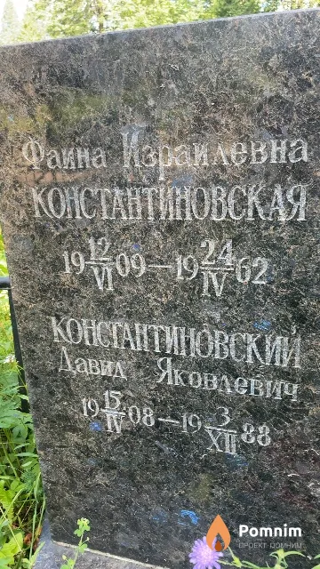 Конствнтиновский Давид Яковлевич