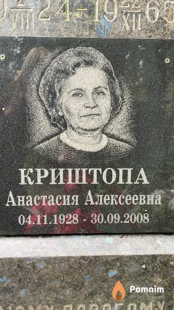 Криштопа Анастасия Алексеевна