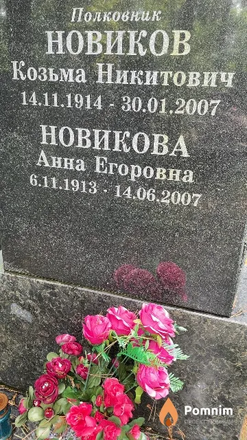 Новикова Анна Егоровна