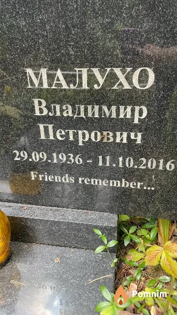 Малухо Владимир Петрович