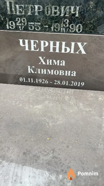 Черных Хима Климовна