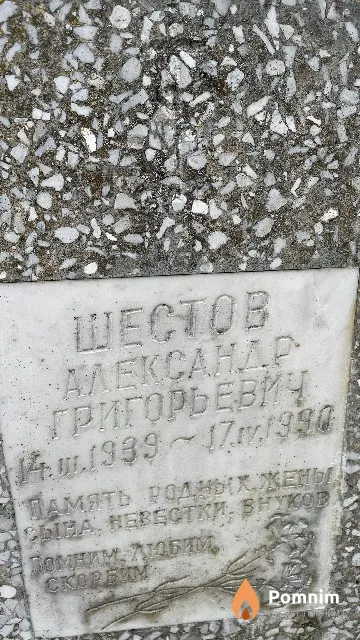 Шестов Александр Григорьевич