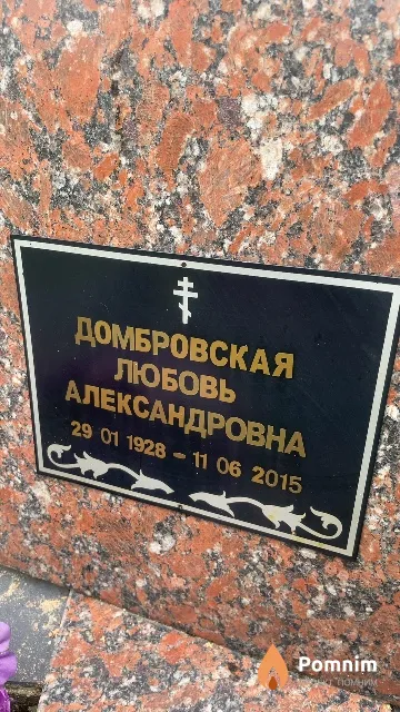 Домбровская Любовь Александровна
