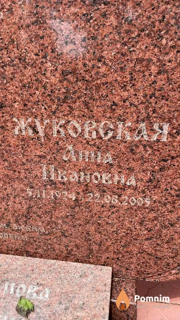 Жуковская Анна Ивановна