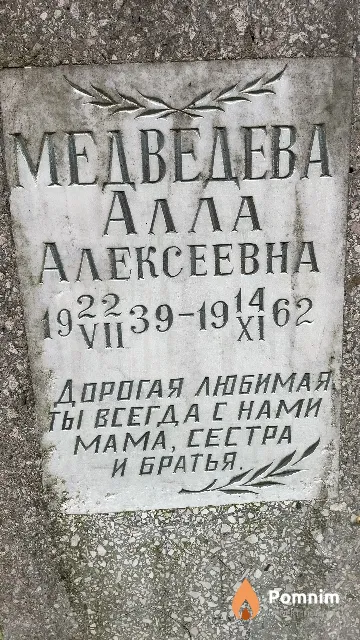 Медведева Алла Алексеевна