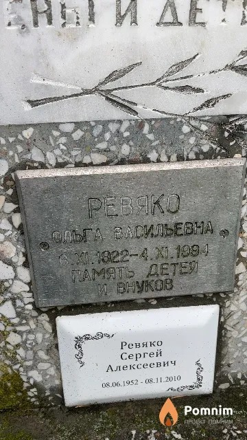 Pевяко Ольга Васильевна