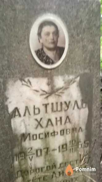 Альтшуль Хана Мосифовна