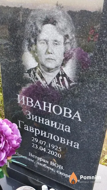 Иванова Зинаида Гавриловна