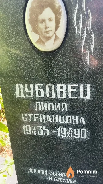 Дубовец Лилия Степановна