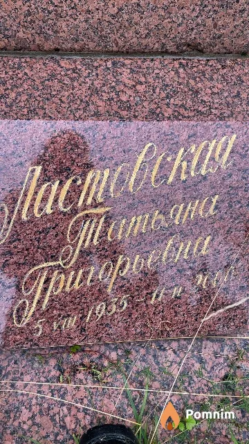 Ластовская Татьяна Григорьевна